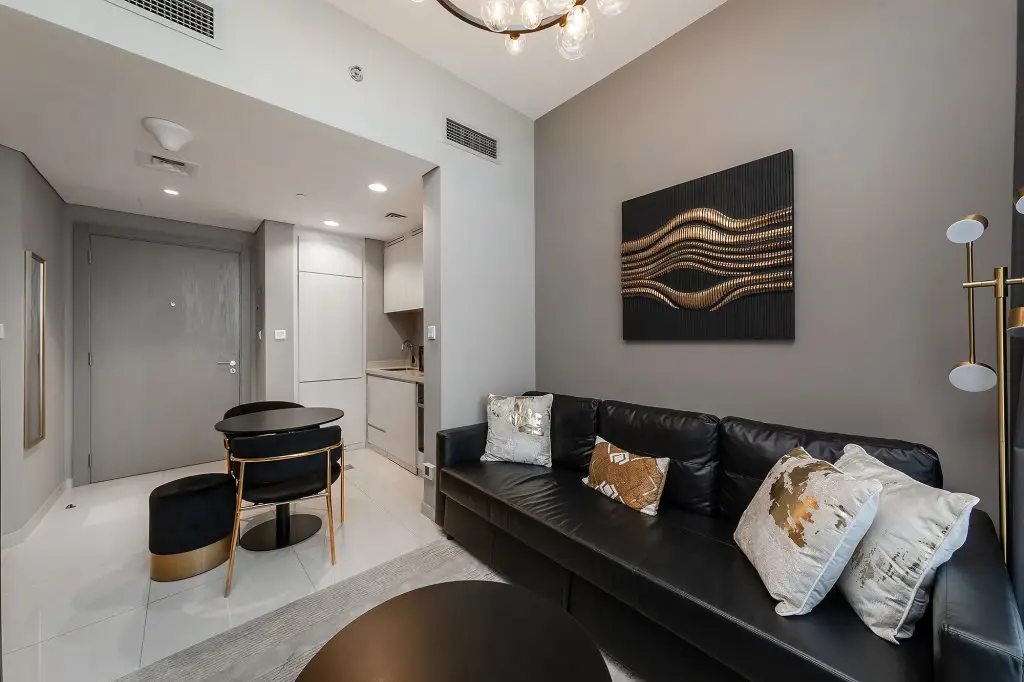 Дубай: Апартаменты Zada Tower 1BR with amazing Dubai Canal view