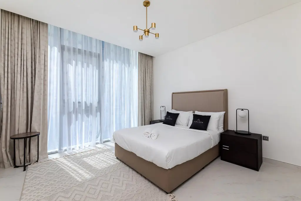 Дубай: Апартаменты Beautiful 1BR in Crystal Lagoon