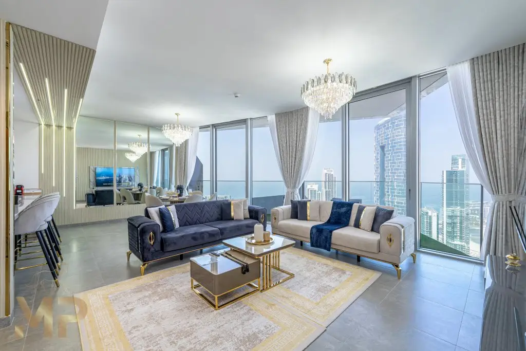 Апартаменты Marco Polo Surreal Sea, Marina & Dubai Eye View High Floor — фото 1