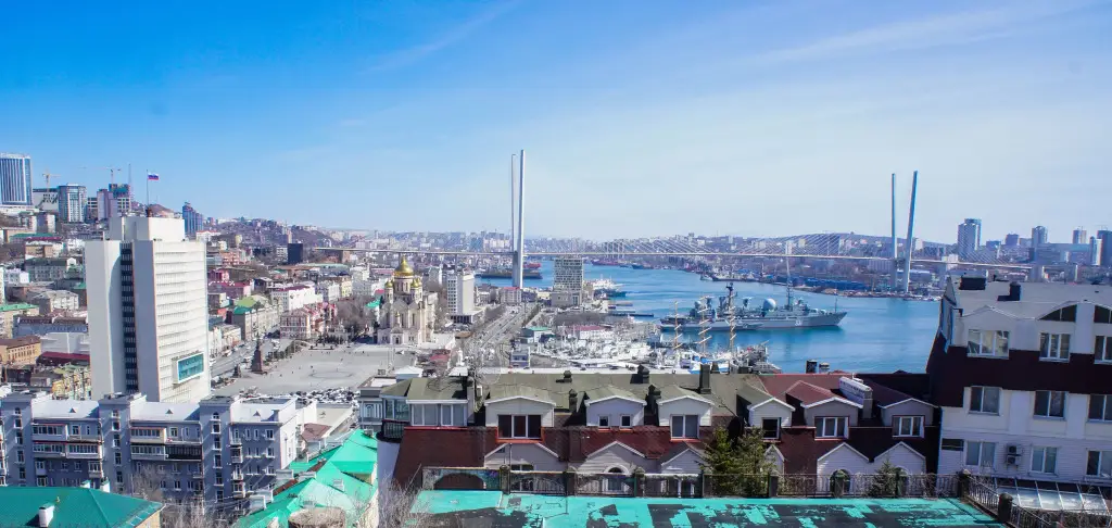 Владивосток: Квартира Тихий Океан bird eye view