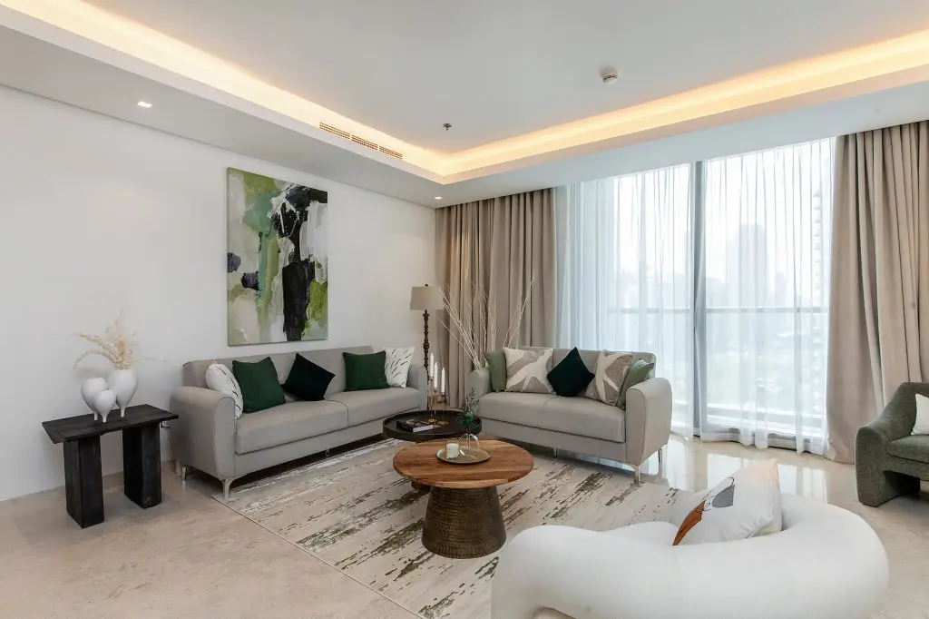 Дубай: Апартаменты Luxe 3BR High Floor & Burj Khalifa view