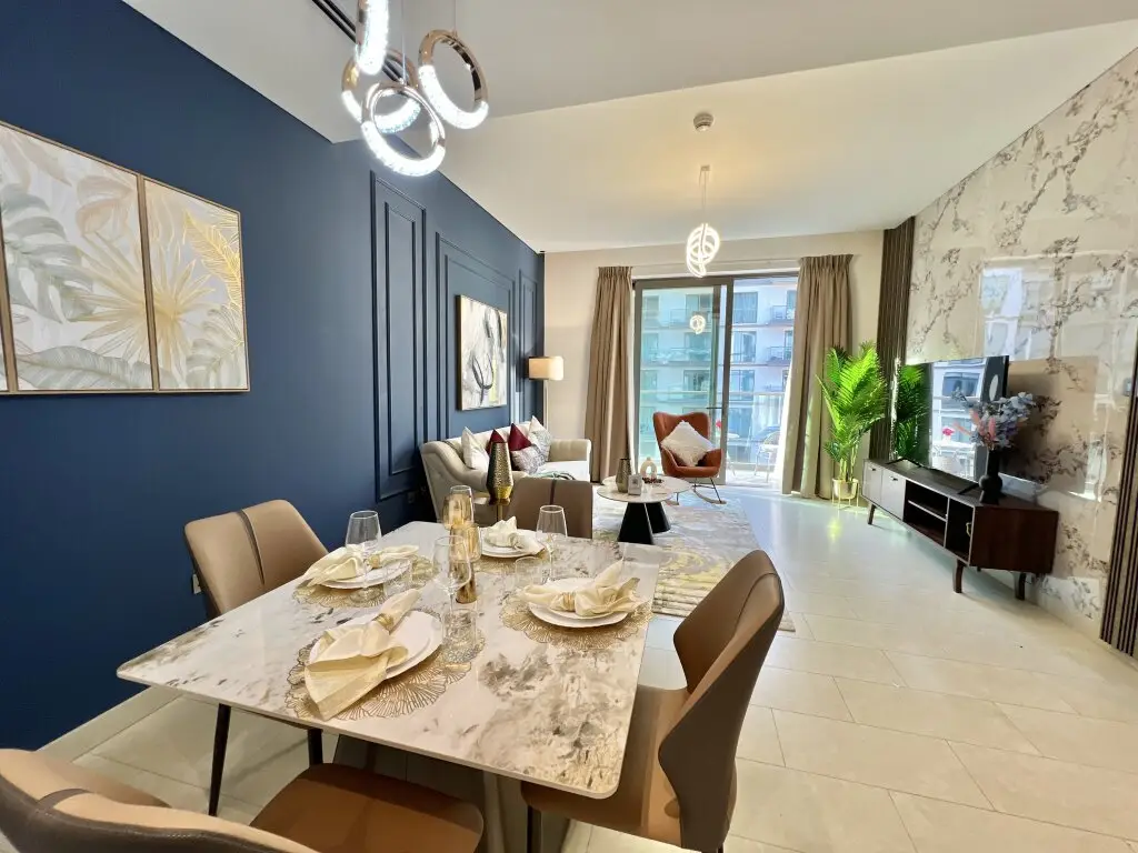 Дубай: Апартаменты Apartments Cosmos Living Modern Luxury 1 BR Sobha Hartland