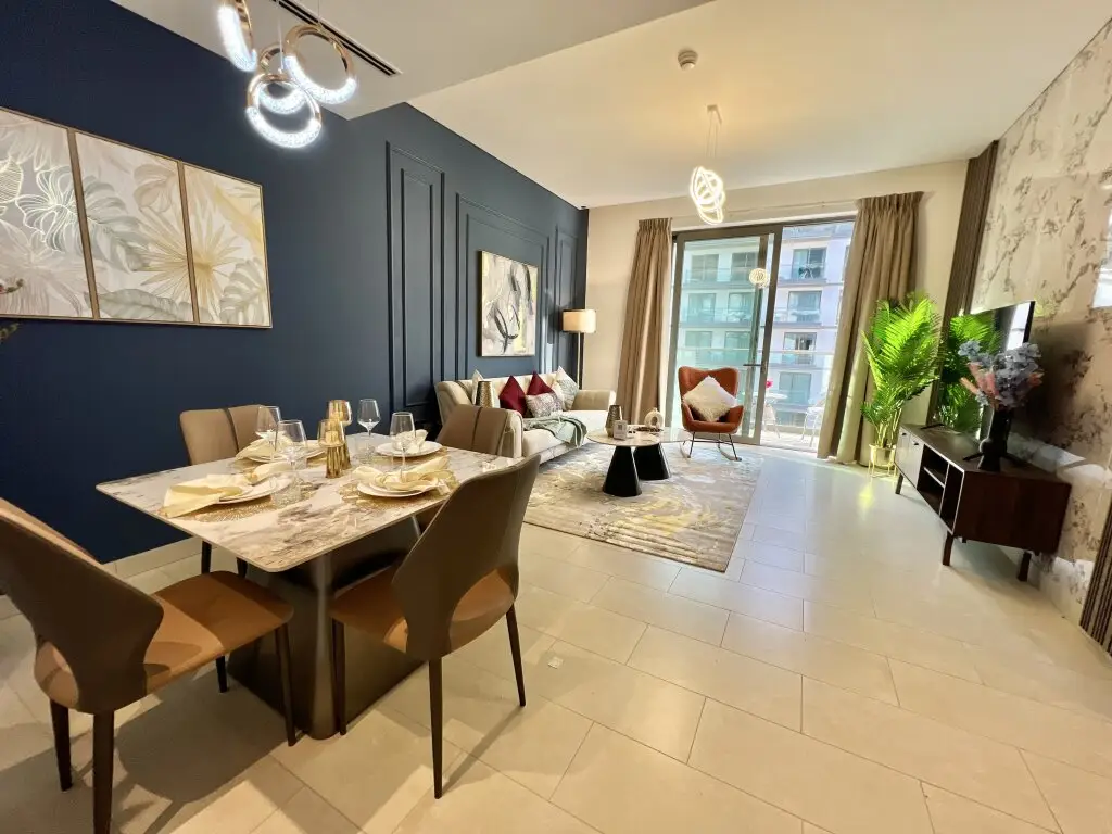 Дубай: Апартаменты Apartments Cosmos Living Modern Luxury 1 BR Sobha Hartland