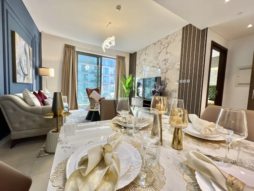 Дубай: Апартаменты Apartments Cosmos Living Modern Luxury 1 BR Sobha Hartland