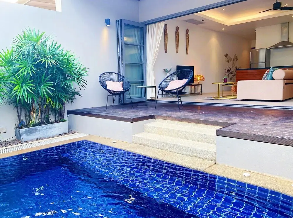 Пхукет: Beautiful 1br Plunge Pool Villa Walk To Bangtao Beach