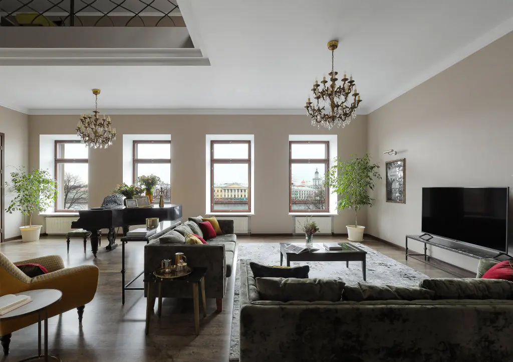 Санкт-Петербург: Minin Apartments с видом на Неву 270м²
