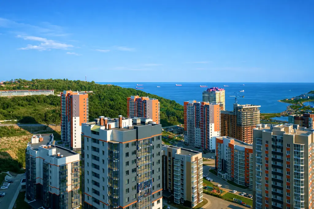 Владивосток: Квартира Уютная в Стиле Loft с Видом на Море в ЖК Аякс
