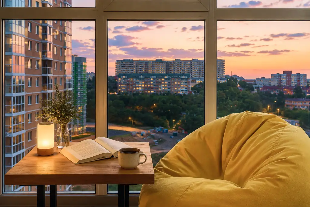 Квартира Уютная в Стиле Loft с Видом на Море в ЖК Аякс — фото 1