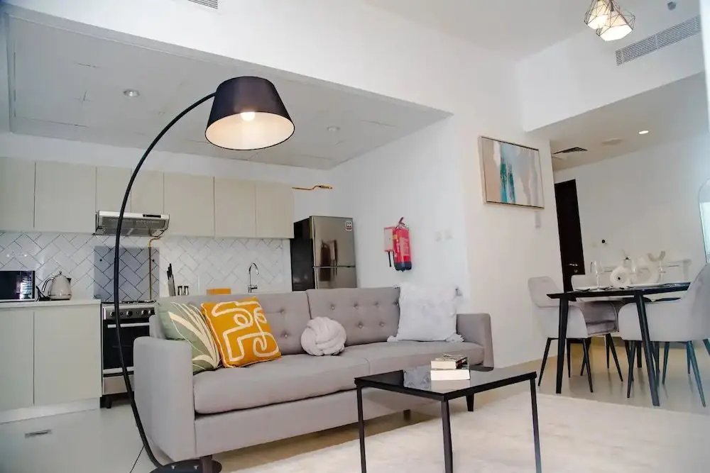 Дубай: Green community 1BR 15 min to sea