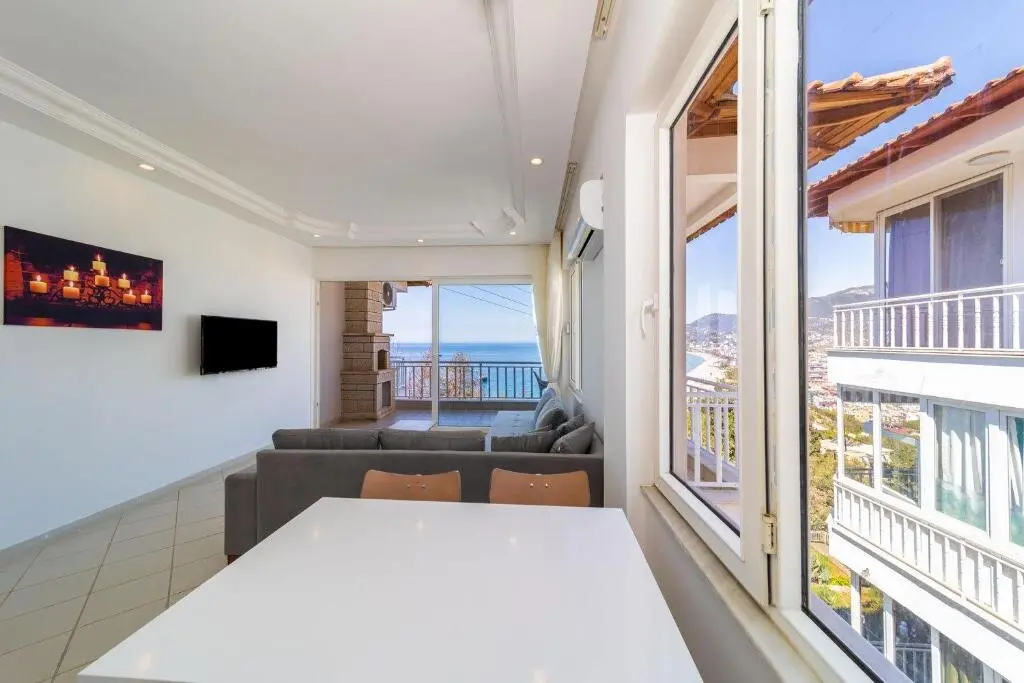 Аланья: Flat With Sea Nature View and Balcony in Alanya