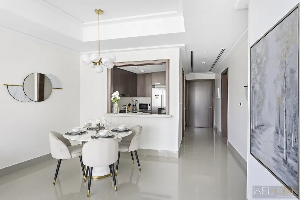 Дубай: Апартаменты WelHome Luxury Apartment Facing Burj Khalifa with Terrace