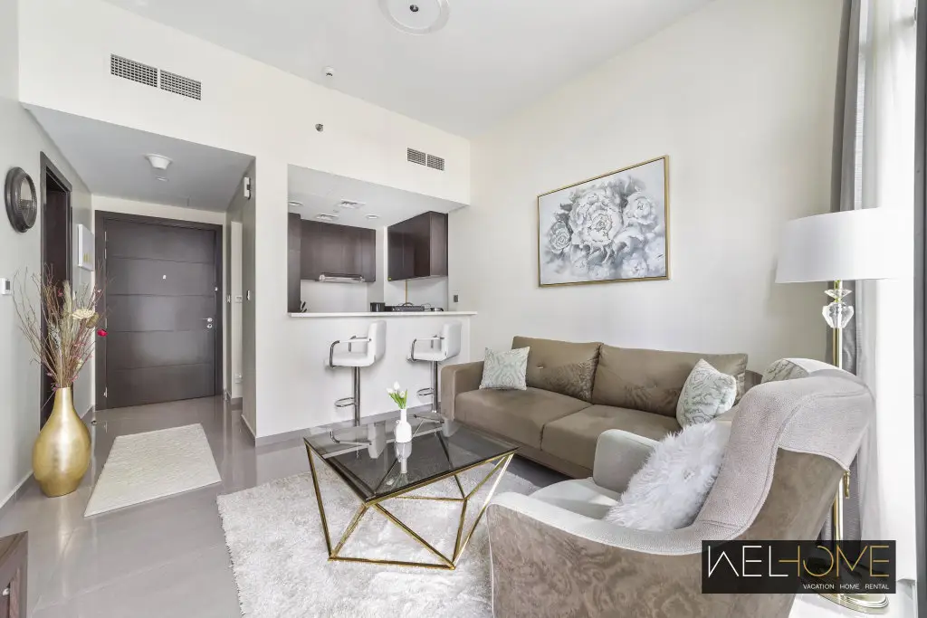 Дубай: Апартаменты WelHome - Chic Apartment in Liveliest Area in Business Bay