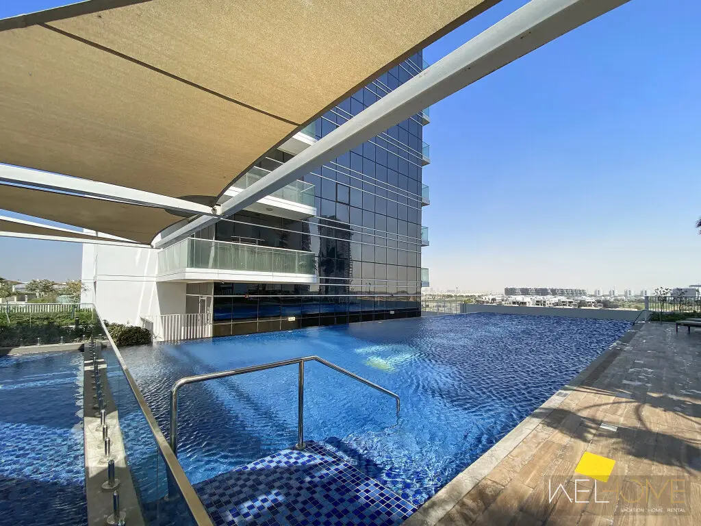 Дубай: Апартаменты WelHome - Breathtaking 1BR Apt with Balcony and City View