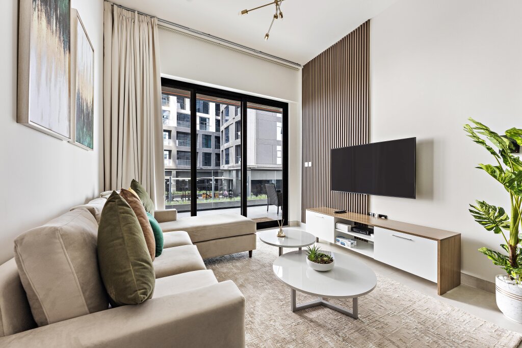 Апартаменты WelHome - Contemporary 1BR in Binghatti Canal & Burj Views — фото 1