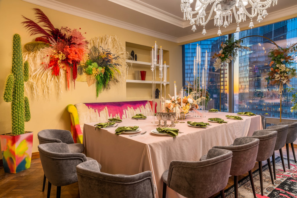 Апартаменты с панорамными окнами на 50 этаже в Москва Сити Nova Loft — фото 1