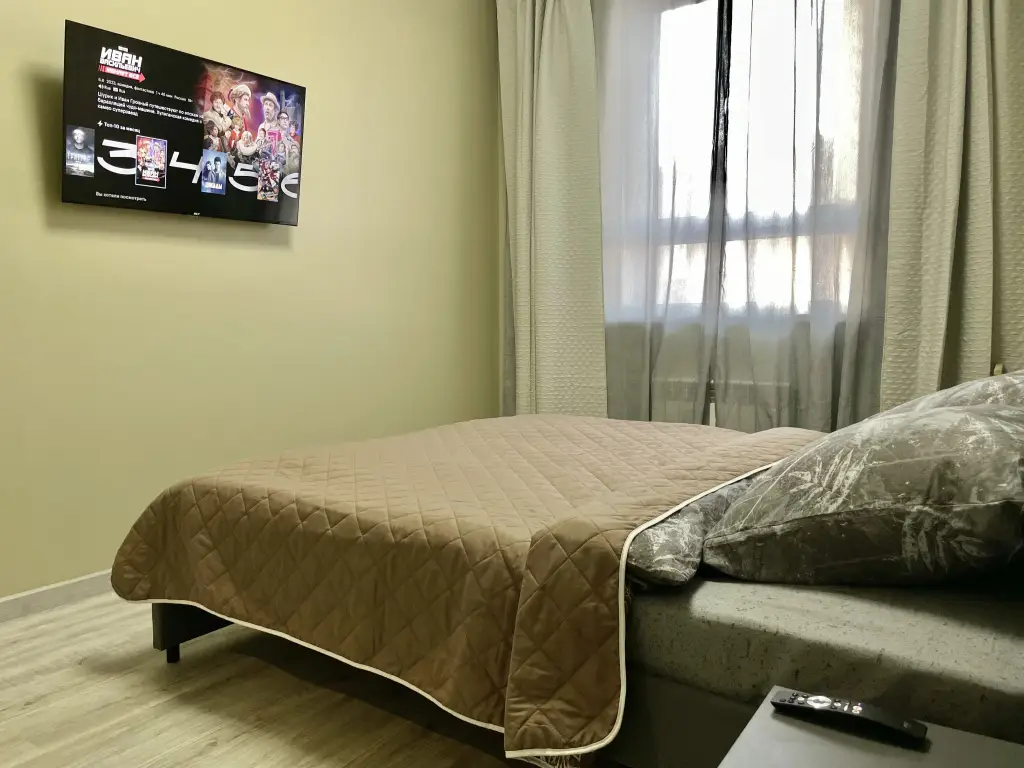 Иваново: Большая двухкомнатная квартира сети "PanApartments" рядом с благоустроенной набережной