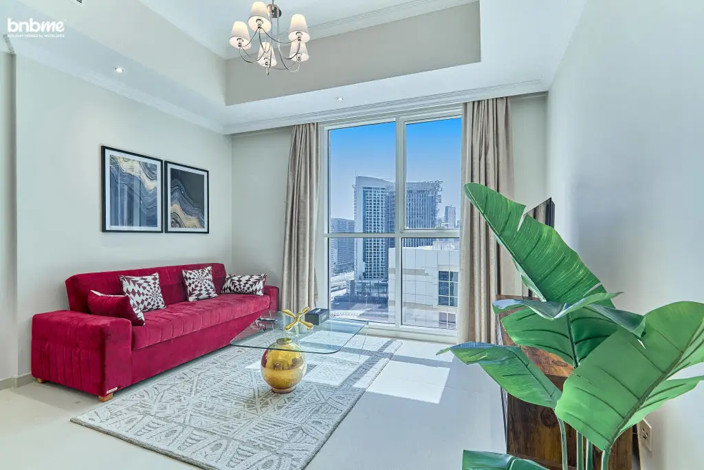 Дубай: Апартаменты Bnbmehomes | Cozy 1BR Suite nr Dubai Mall & Burj Khalifa - 1306