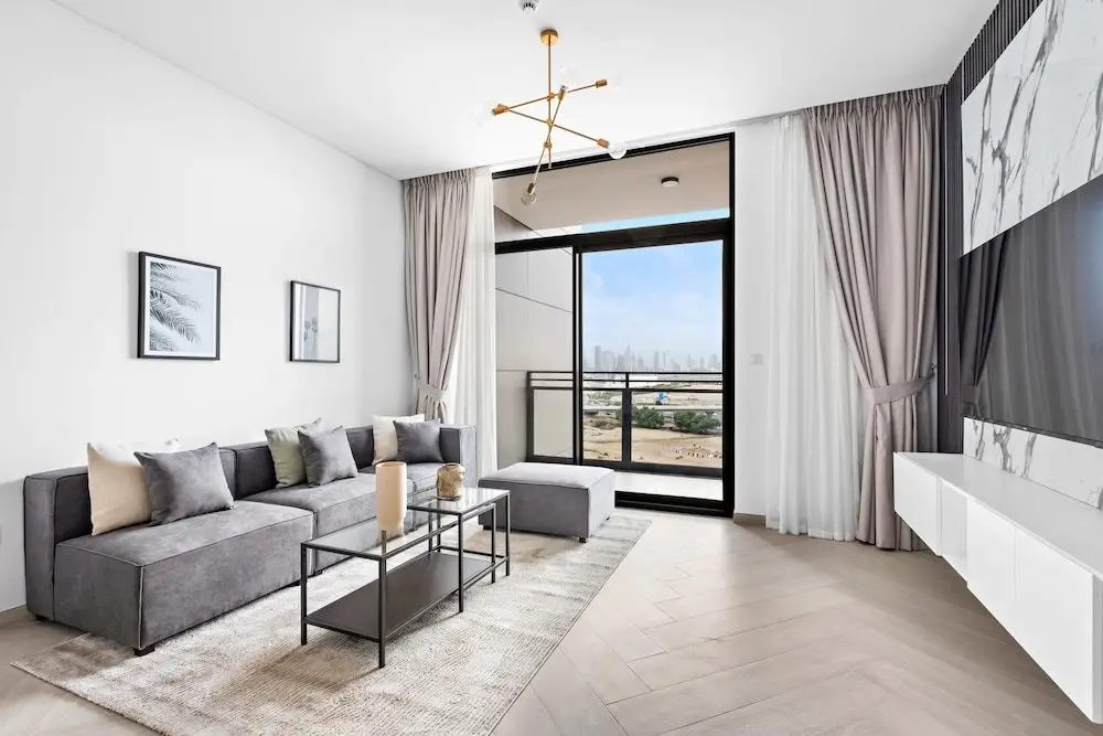 Дубай: Luxurious 1-bedroom Apart With Dubai Skyline View