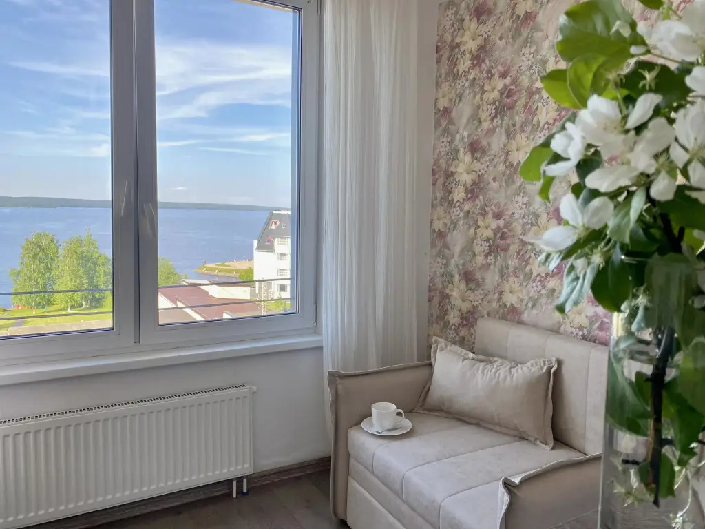 Петрозаводск: Апартаменты Hygge Karelia с прекрасным видом на озеро
