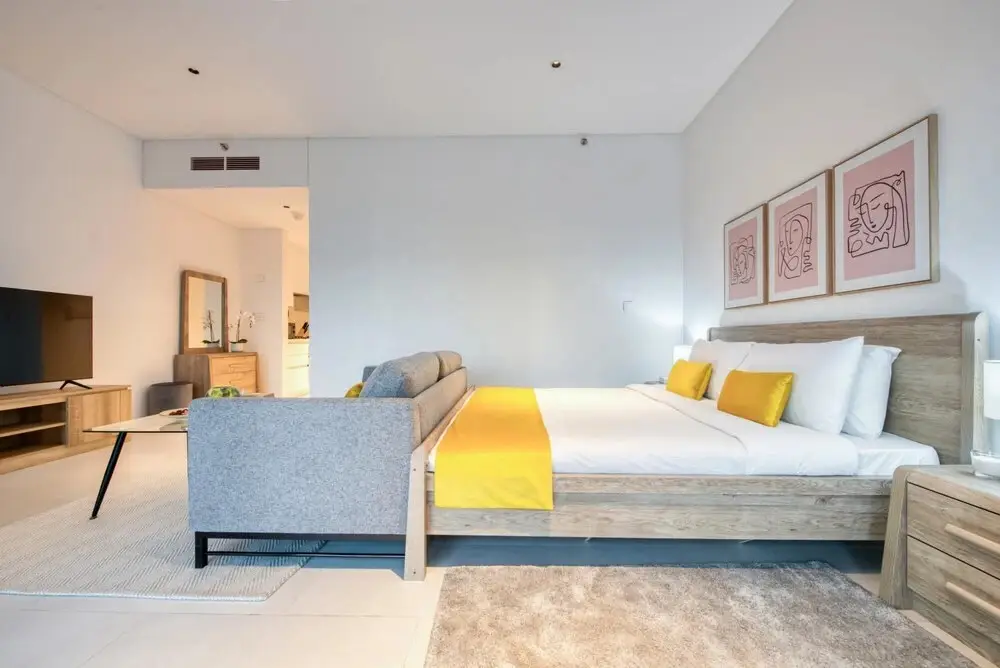Дубай: Stylish Studio w Dubai Canal Vw in Business Bay