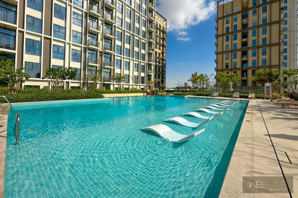 Дубай: Апартаменты WelHome - Contemporary 1BR at Dubai Hills Estate