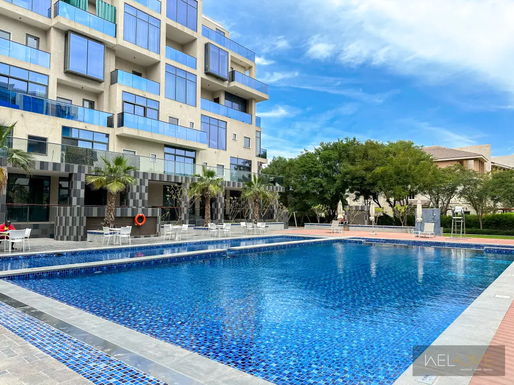 Дубай: Апартаменты WelHome - Prime 1BR Apartment at Oia Residence
