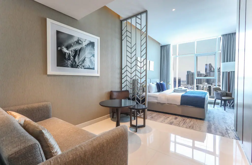 Дубай: Апартаменты Apartments Elite LUX Holiday Homes - Prive Maison Studio in Business Bay