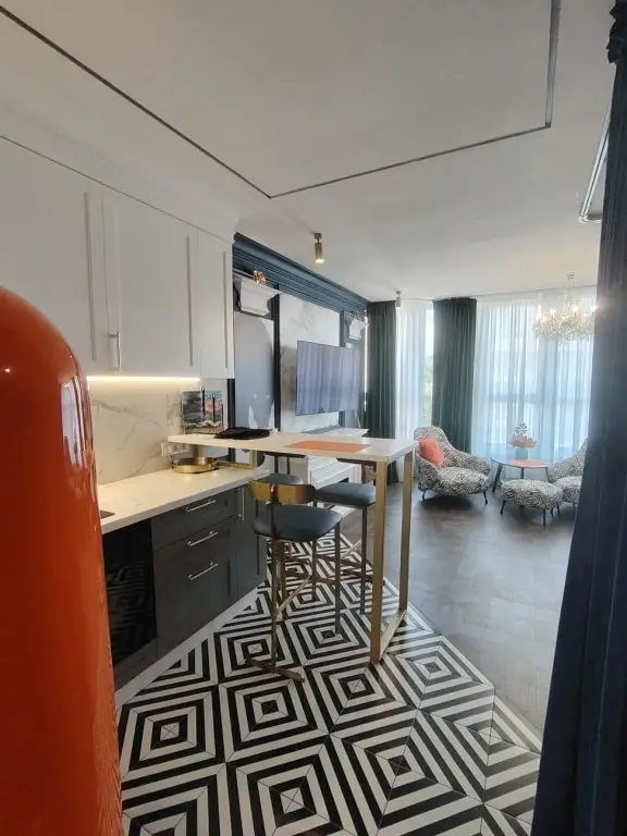 Сочи: Квартира Deluxe Apartment ЖК Южное море 152