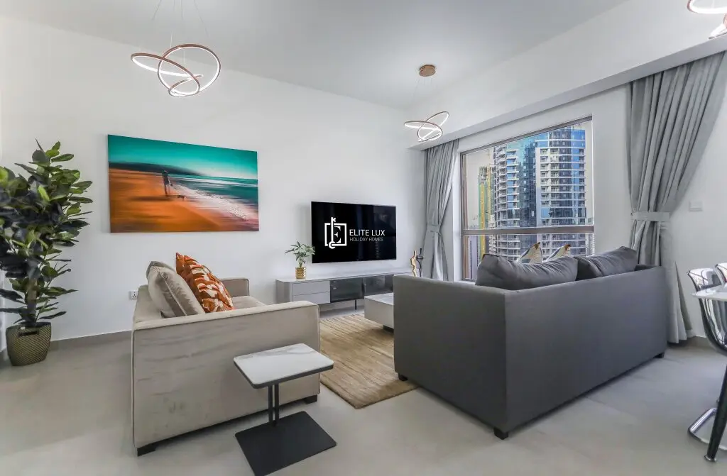 Апартаменты Elite Lux Holiday Homes - Beachside Haven Stylish 1 BHK in JBR Dubai — фото 1