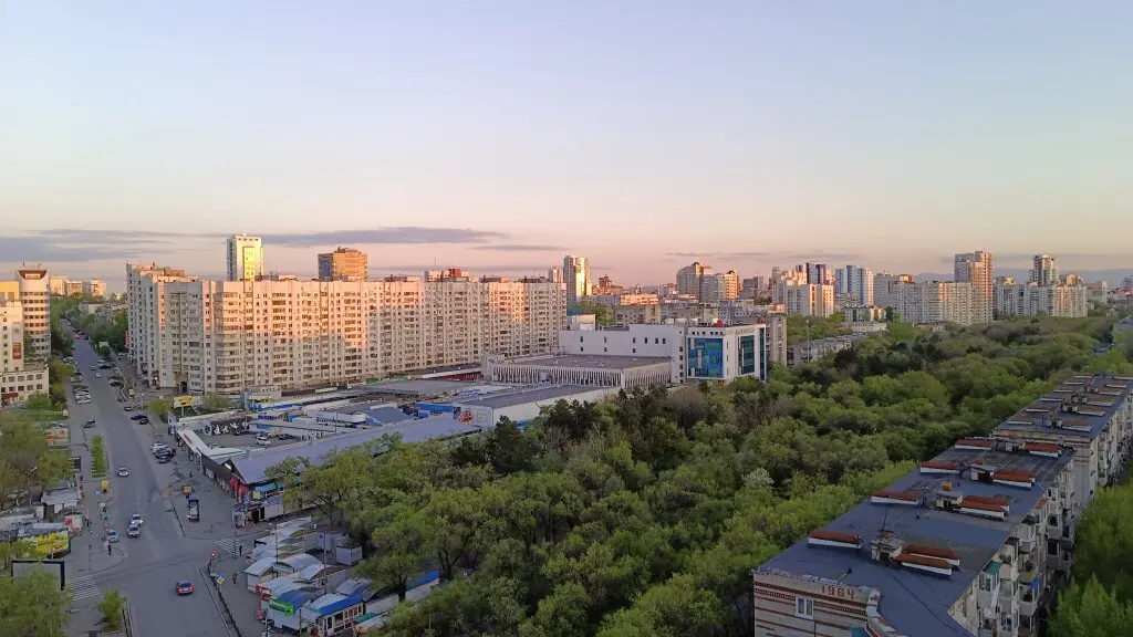 Хабаровск: Квартира с видом на город в центре Хабаровска