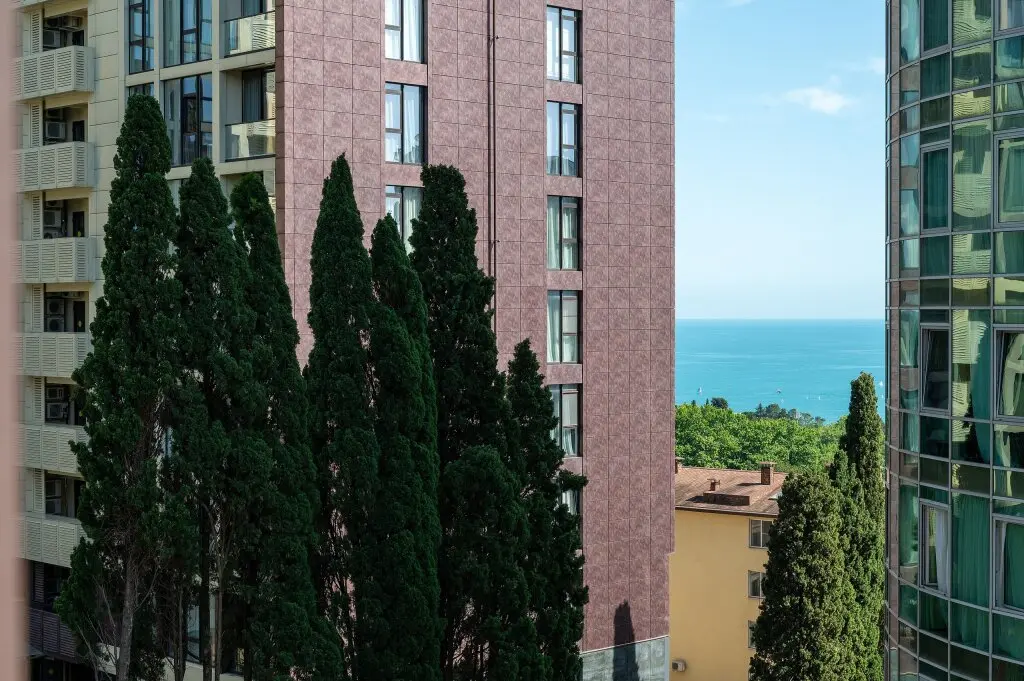 Сочи: Апартаменты Red Apartments Дмитриевой Карелия