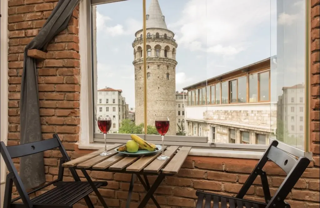 Стамбул: Апартаменты In the heart of Istanbul - Galata Tower view