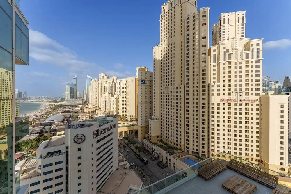 Дубай: Maison Privee - Stunning JBR Retreat w/ Partial Sea & Marina Views