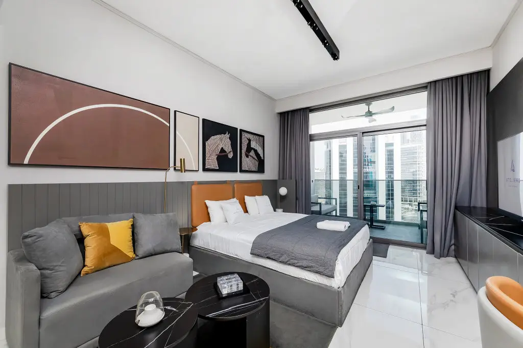 Дубай: Апартаменты Studio with Fantastic Dubai Canal View at MAG 318