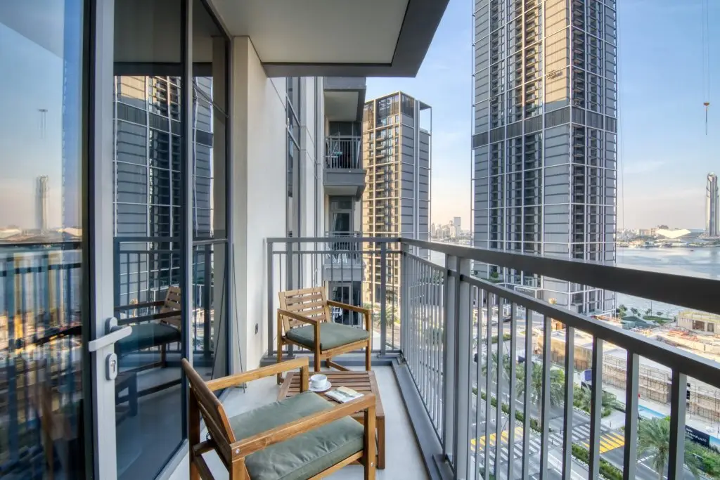 Дубай: Апартаменты Bright 2BR, Top tower Creek Rise