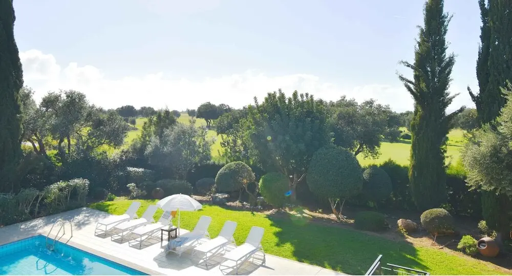 Куклия: 3 bedroom Villa Tala 67 with private pool and golf course views, Great for families, near Aphrodite Hills Resort village