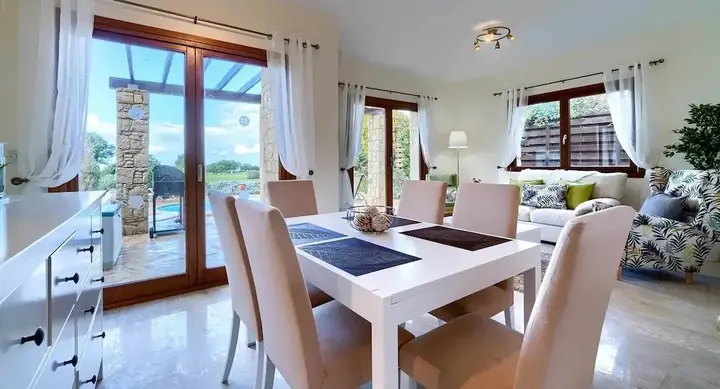 Куклия: 2 Br Villa Kornos - Aph 3564