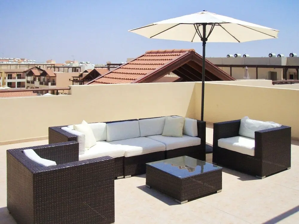 Терсефану: Apartment With 2 Bedrooms in Larnaca, With Pool Access, Furnished Terr