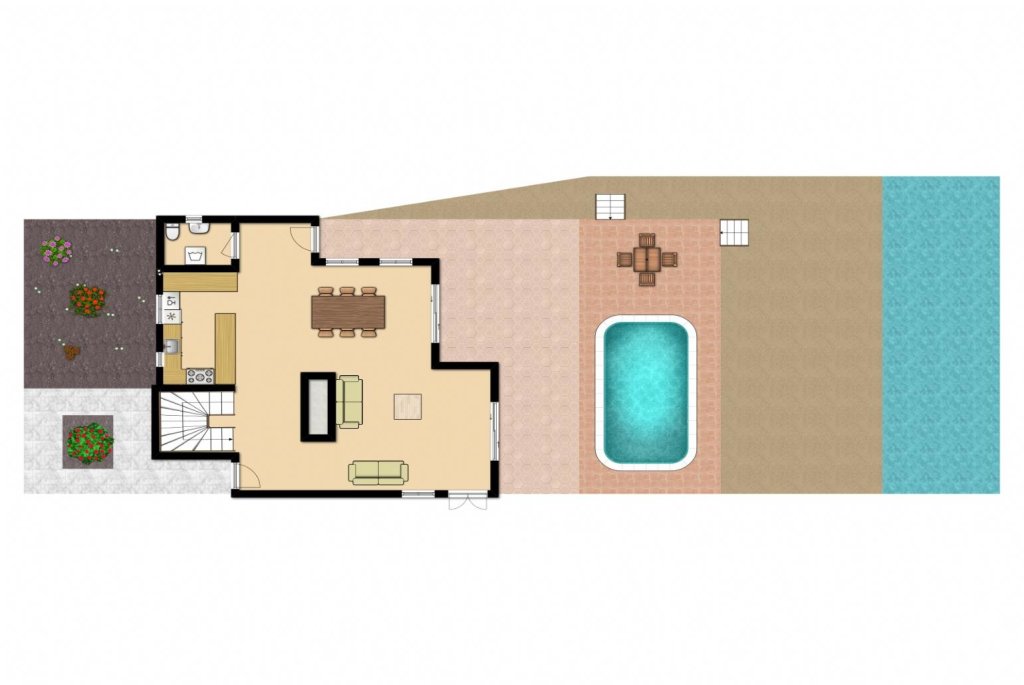 Kalisto Beach Villa Large Private Pool Walk to Beach Sea Views A C Wifi Car Not Required - 2137 — фото 1