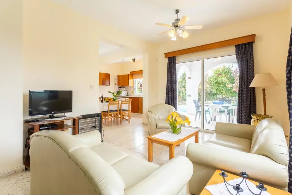 Полис Хрисохус: Sun Beach Villa Large Private Pool Walk to Beach A C Wifi Car Not Required - 2145