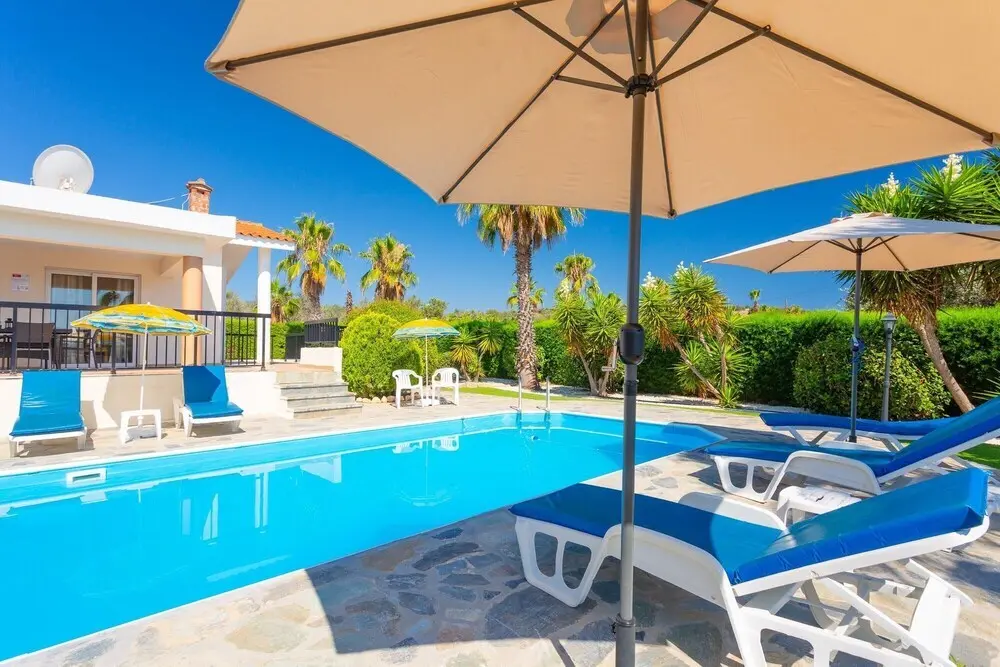 Нео Хорио: Villa Chrystalla Large Private Pool Walk to Beach Sea Views A C Wifi - 2186