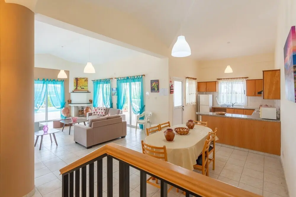 Нео Хорио: Villa Christia Maris Large Private Pool Walk to Beach Sea Views A C Wifi - 2187