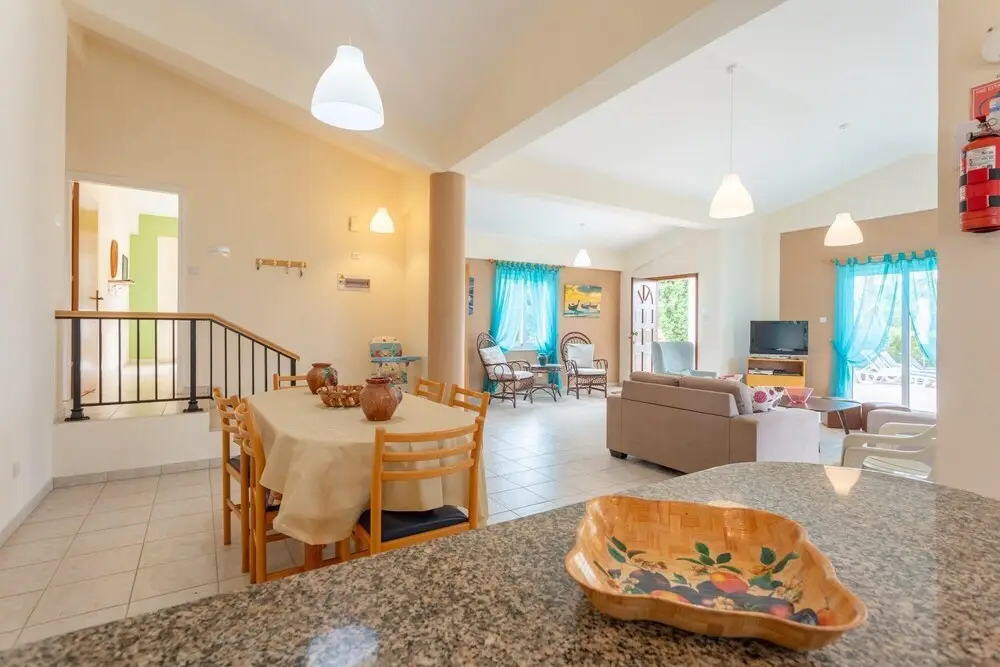 Нео Хорио: Villa Christia Maris Large Private Pool Walk to Beach Sea Views A C Wifi - 2187