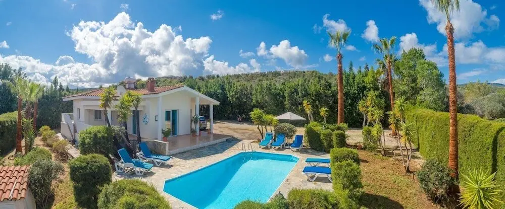 Нео Хорио: Villa Christia Maris Large Private Pool Walk to Beach Sea Views A C Wifi - 2187