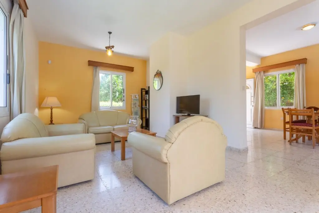 Полис Хрисохус: Sun Beach Villa Thio Large Private Pool Walk to Beach A C Wifi Car Not Required - 2840