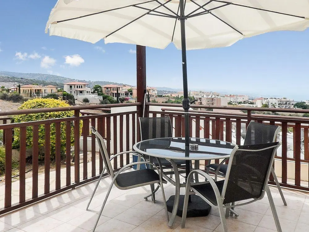 Пейя: Apartment With one Bedroom in Peyia, Paphos, With Wonderful sea View, Pool Access, Furnished Terrace - 5 km From the Beach