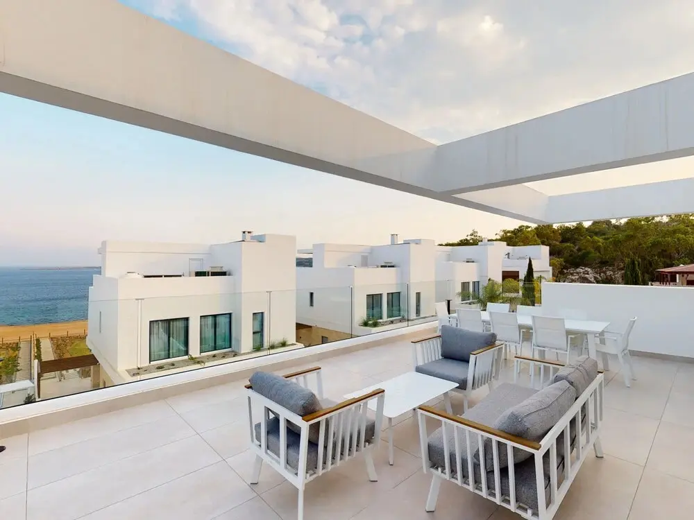 Протарас: Sanders Konnos Bay Erato - Beautiful 4-bdr Villa With Side Sea View