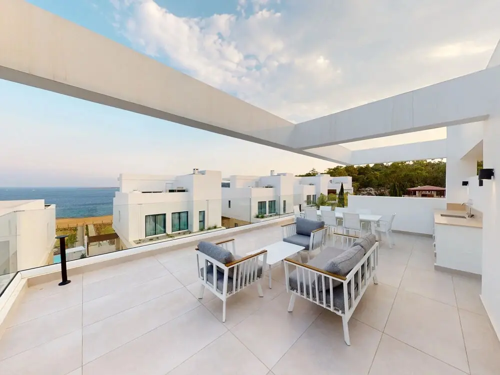 Протарас: Sanders Konnos Bay Erato - Beautiful 4-bdr Villa With Side Sea View