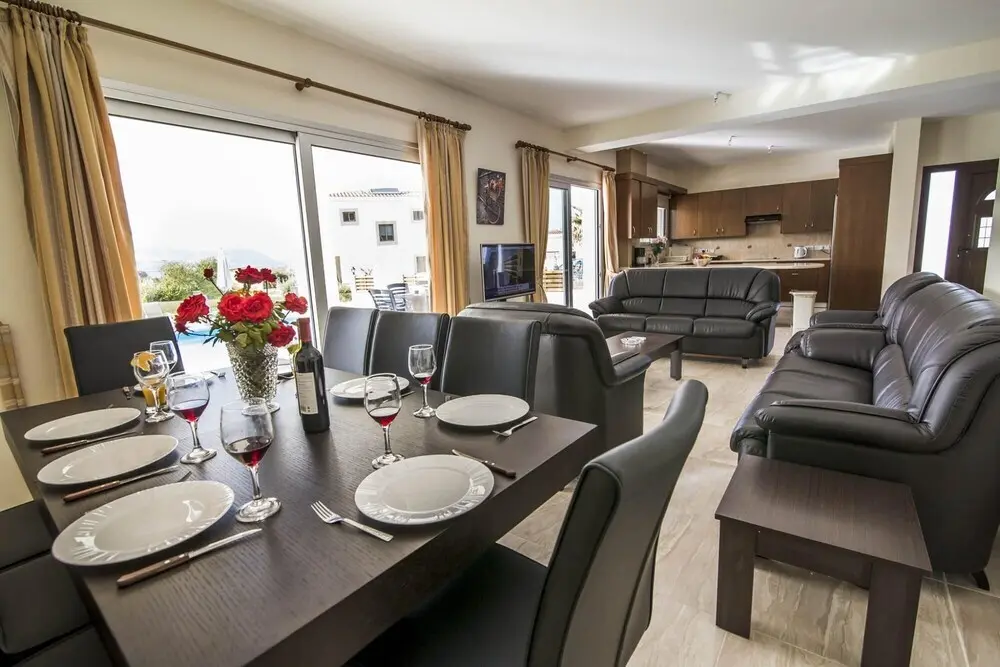 Друшиа: Villa Achilleas Chrystalla Large Private Pool Sea Views A C Wifi Eco-friendly - 2505