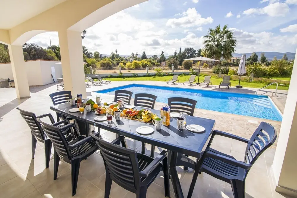 Друшиа: Villa Achilleas Chrystalla Large Private Pool Sea Views A C Wifi Eco-friendly - 2505